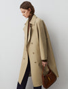 Double-Breasted Relaxed Fit Trench Coat