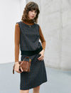 Classic Wool Blend Skirt