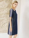 Round Neck Short Sleeve Dress