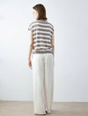 Tencel Blend High Waist Wide Leg Pants