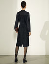 Classic Textured Fitted Dress