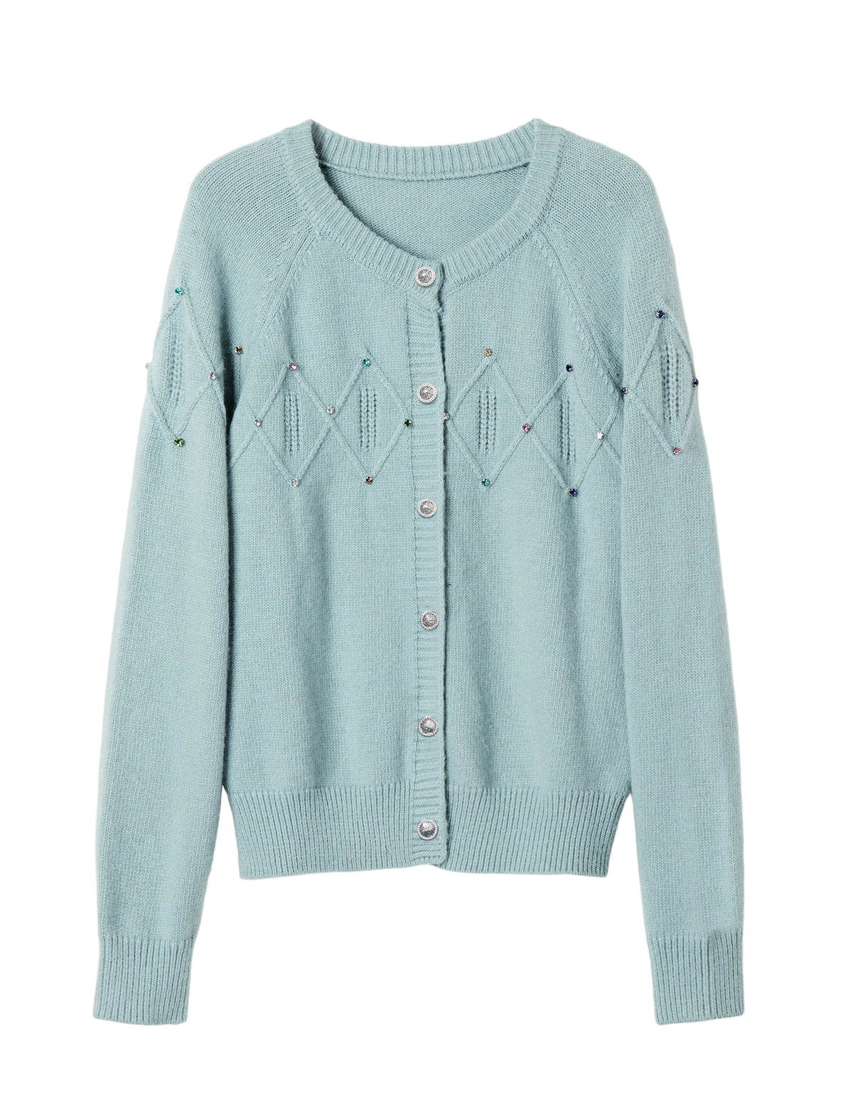 Woolen Bead Detail Cardigan