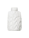 Quilted Stand-Collar Snap-Front Pocket Vest