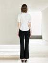 V-Neck Ruched Short Sleeve Top