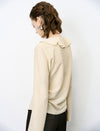 Ruffled V-Neck Textured Blouse