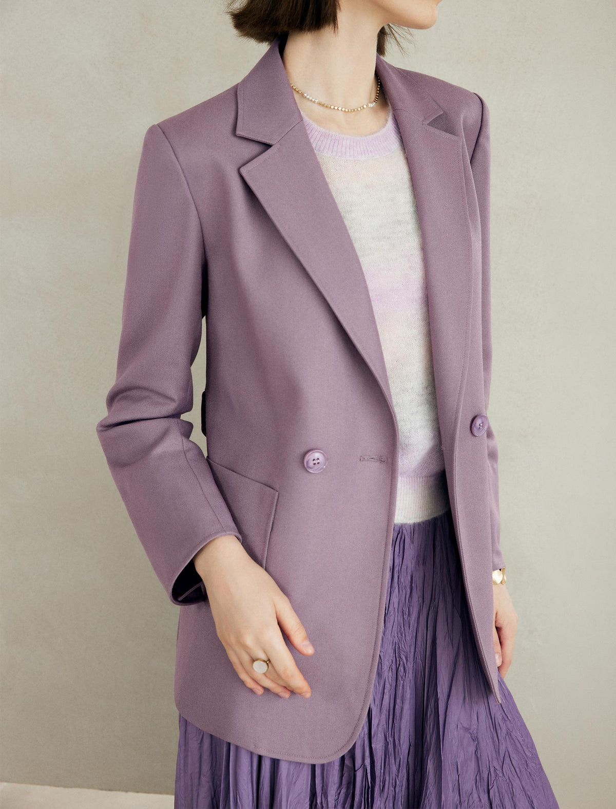 Belted Single Breasted Blazer