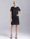 Color-Block Short Sleeve Dress