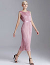 Asymmetric Ruched Sleeveless Dress