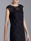 Crew Neck Chiffon Relaxed Straight Dress