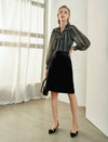 Elegant Workwear A-Line Skirt