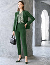 High-Waisted Tailored Tapered Pants