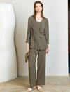 Wide Leg Straight Pants