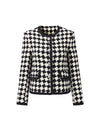 Classic Plaid Cropped Jacket