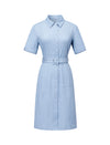 Belt Detail Shirt Dress