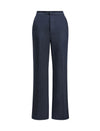 High‑Waist Micro‑Flare Suit Trousers