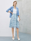 Floral Lace A-Line Skirt