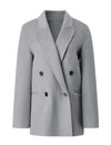 100% Wool Double-Breasted Blazer