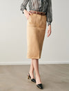 Classic Refined Straight-Fit Skirt