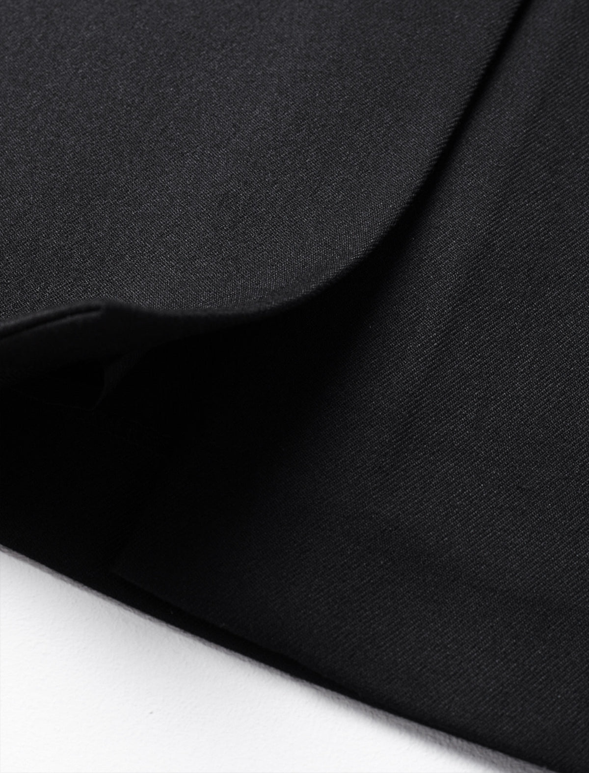 Back Slit Pocket Detail Midi Pencil Skirt