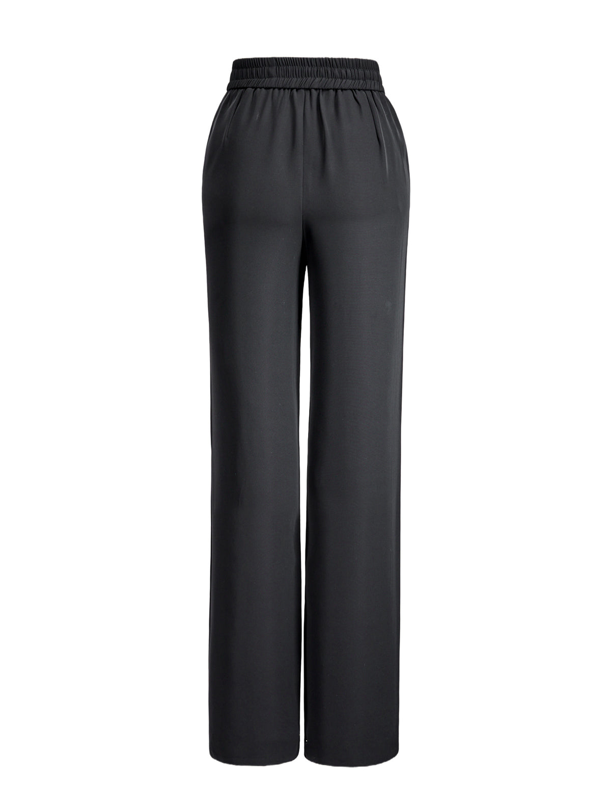 Side-Stripe Drawstring Straight Leg Pants