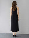 Minimalist V-Neck Sleeveless Cocktail Dress