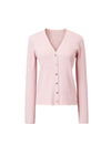 Ribbed Knit V-Neck Cardigan