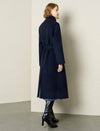 Wool-Alpaca Blend Self-Tie Wrap Coat