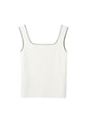 Square‑Neck Knit Tank Top