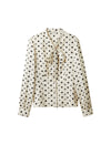 Floral Print Relaxed Straight-Fit Blouse