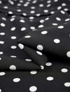 Black Polka Dot Shirt Dress