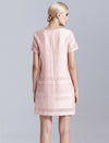 Color-Block Short Sleeve Dress