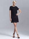 Color-Block Short Sleeve Dress