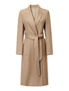 Lapel Self-Tie Belt Trench Coat