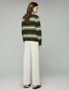 High-Waist Pocket Fluid Wide-Leg Pants