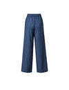 Front Pleated Wide Leg Pockets Detail Casual Pants