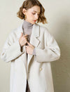 100% Australian Superfine Wool Double-Breasted Coat