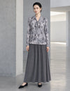Ruched Waist Gathered A Line Maxi Skirt