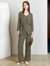 Flowy Drape Front Jacket