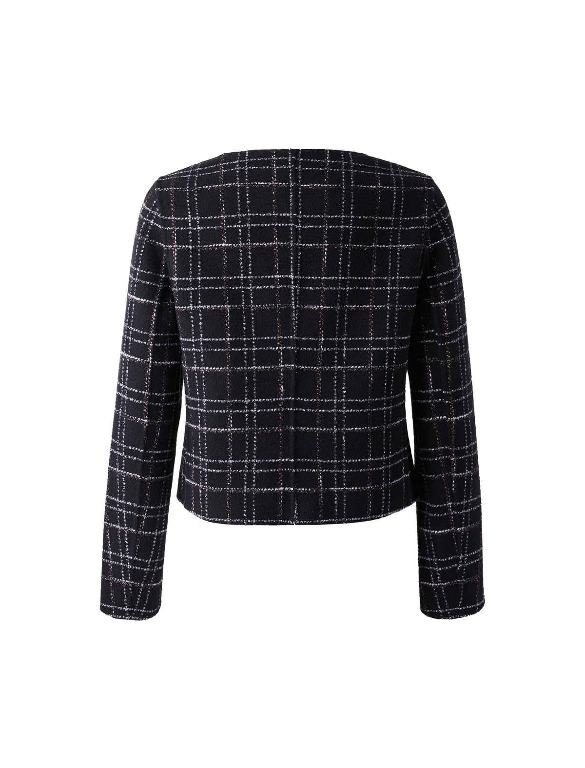 Wool Blend Knit Pocket Jacket
