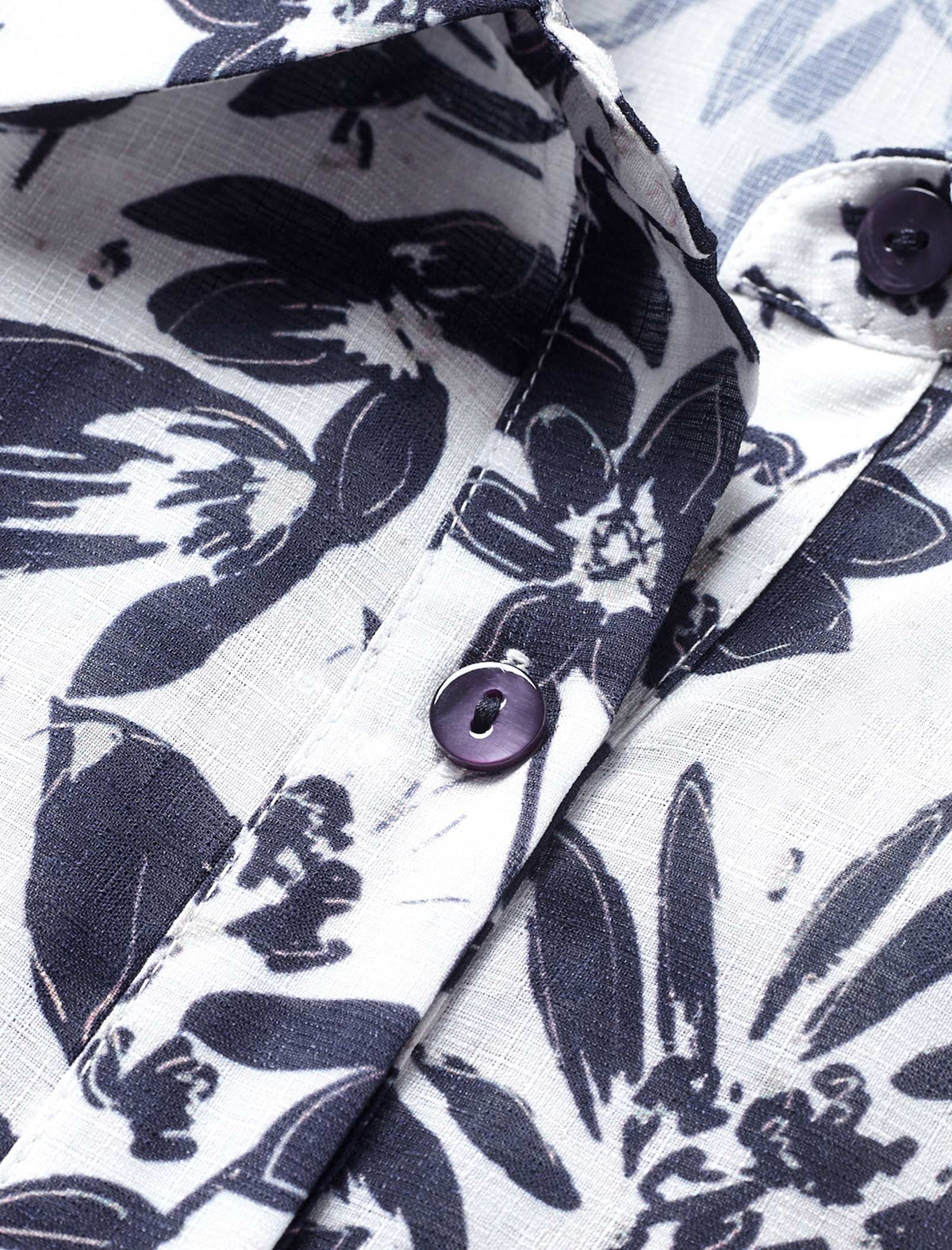Floral Print Button Down Shirt
