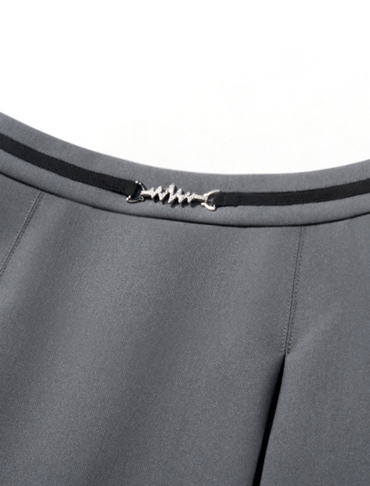 Solid Color Pleated Midi Skirt