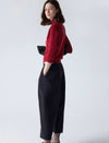 Wool-Blend Wide-Leg Culottes