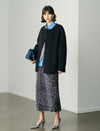Charcoal Grey Wool Blend Jacket
