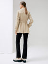 Collared Belted Trench Coat