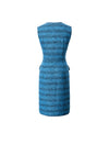 Wool Blend Jacquard Double-Breasted Pocket Dress