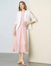 Tencel Linen Sleeveless A-Line Skater Midi Dress
