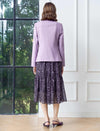 Soft Lavender Single-Breasted Blazer