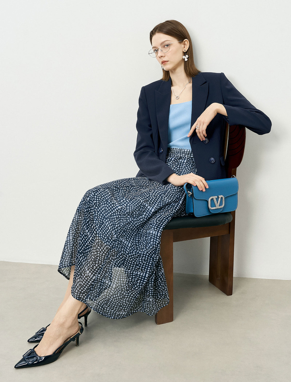 Classic Double-Breasted Blazer