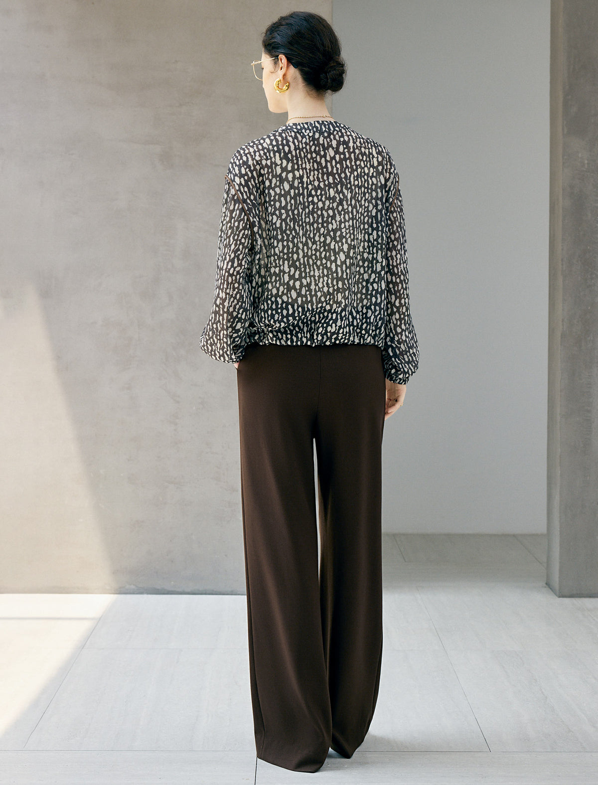Retro Dot Thin Jacket Coat