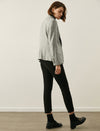 Wool Blend Pocket Blazer